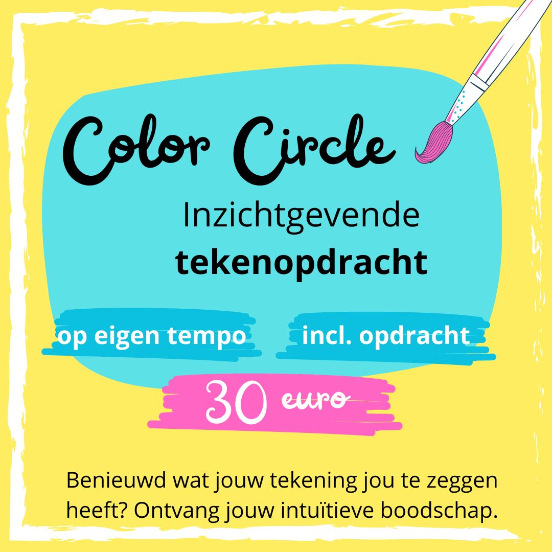 Kleurencirkel tekenopdracht