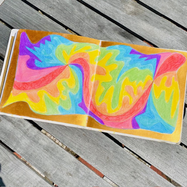 Regenboog Intuitief Tekenen