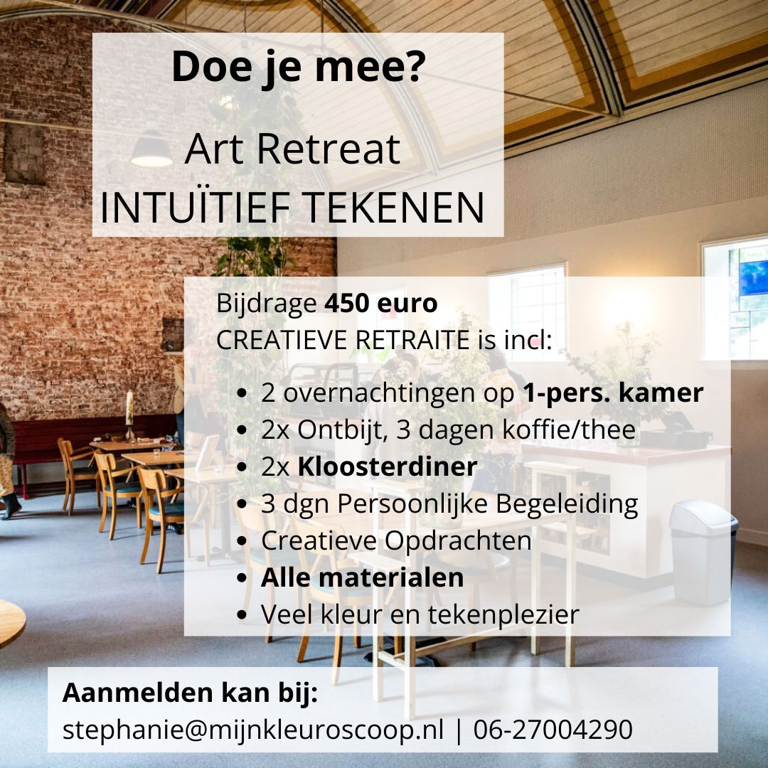 Creatieve Retraite_Klooster_Aanmelden 2025_12 Creatieve retraite Klooster december 2025