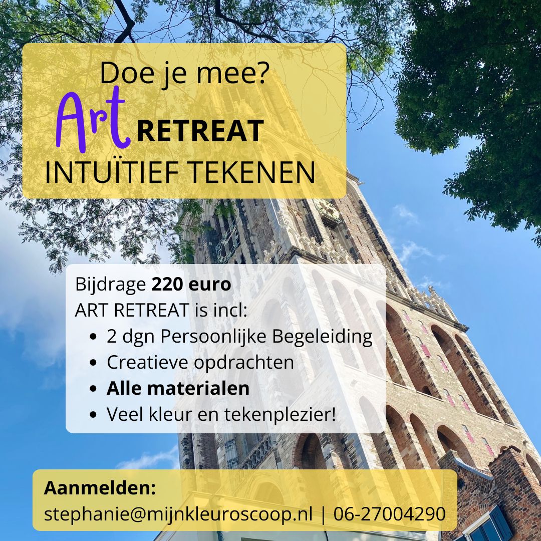 Creatieve Retraite Art retreat Intuitief Tekenen Utrecht