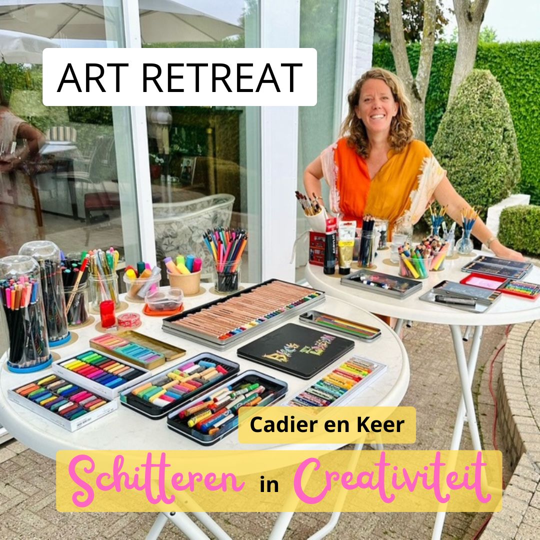 2026_Creatieve Retraite Maastricht Materialen2 Creatieve retraite Intuitief Tekenen Materialen Maastricht