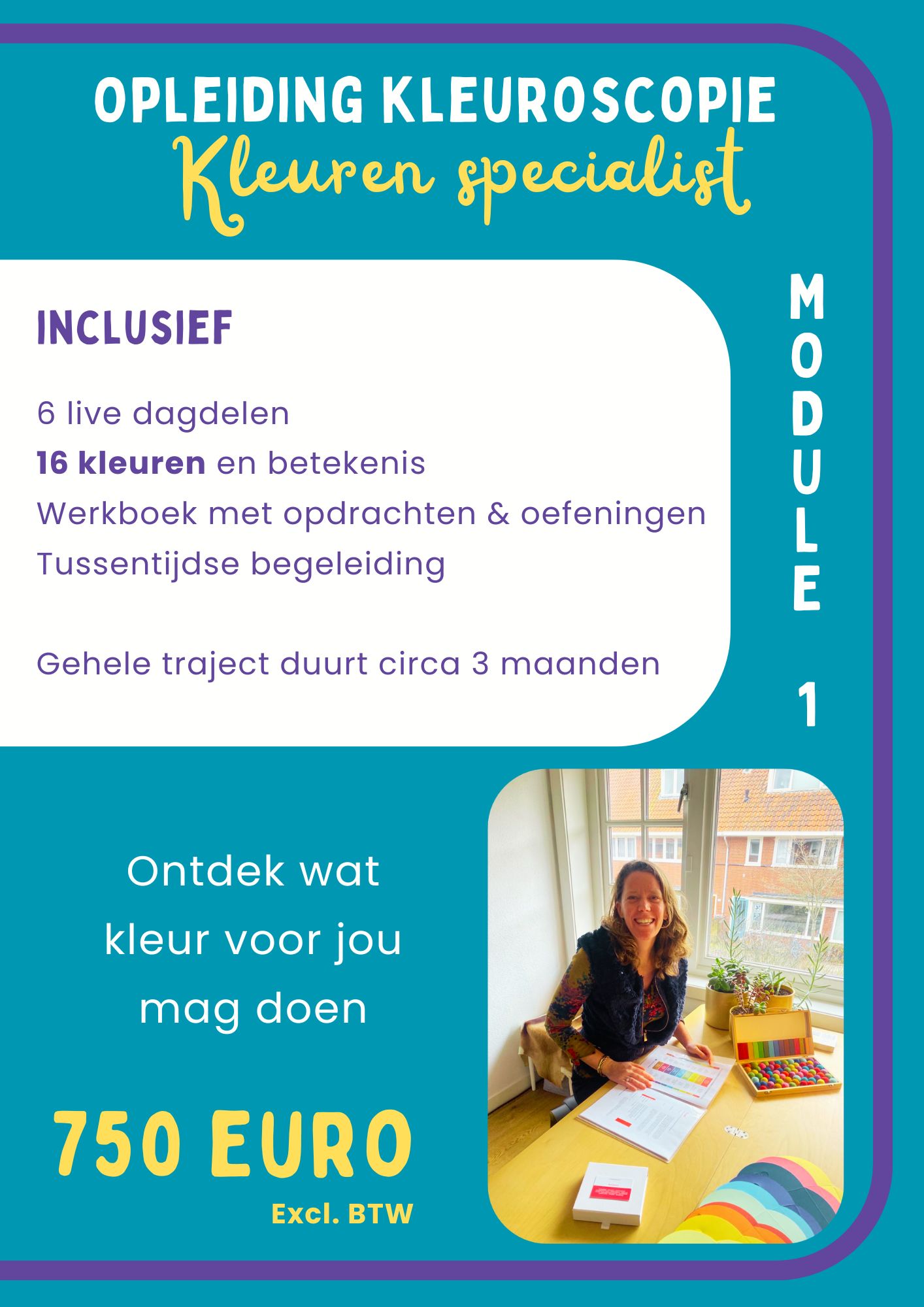 Opleiding Kleurenpsychologie Kleuroscopie Module 1