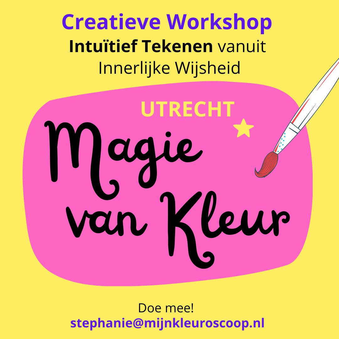 Creatieve Workshop Intuitief Tekenen Magie van Kleur