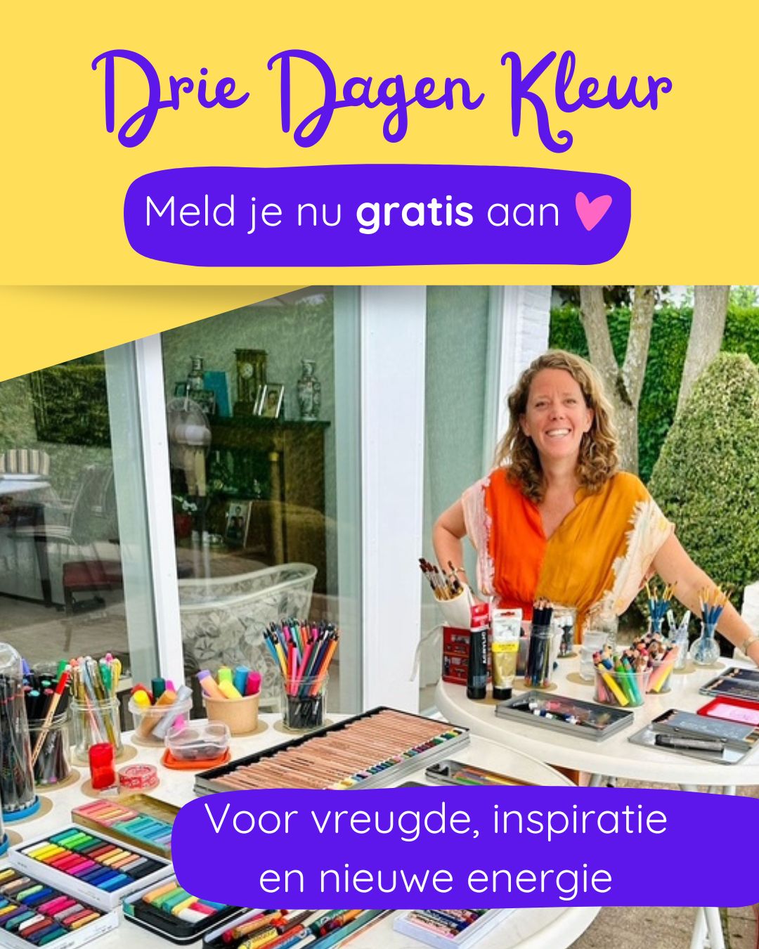 C_Drie Dagen Kleur Drie Dagen Kleur Gratis Intuïtief Tekenen met Stephanie Reintjens